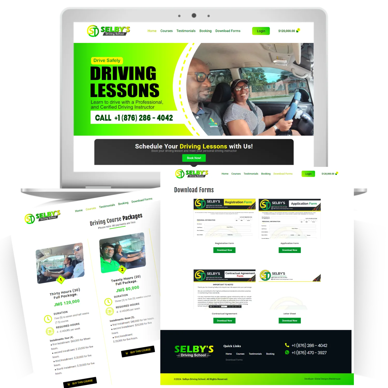 Selbys Website Global Designs Mediahouse