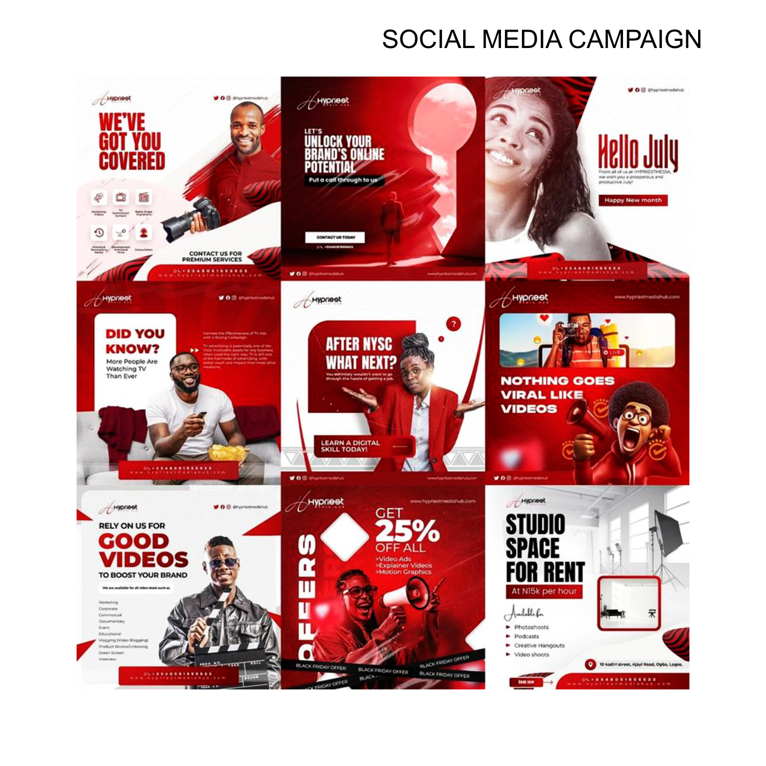 Social Media Campaign Global Designs Mediahouse